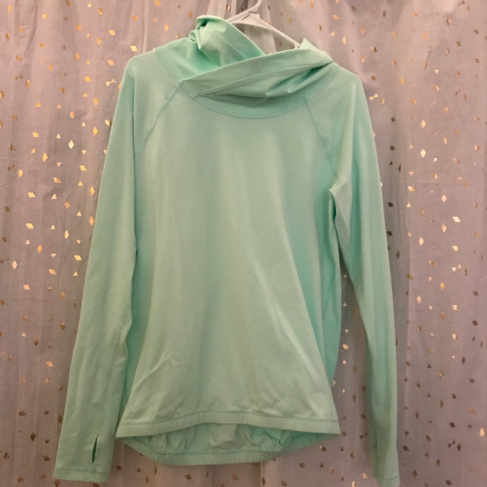 Lululemon mint green cowl neck pullover
